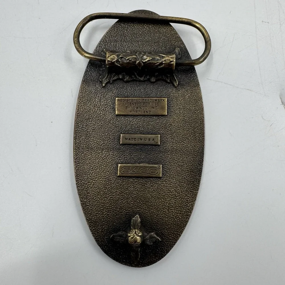 ESCO Company Tonkin INC Mining - Seattle Vintage USA made Belt Buckle‎